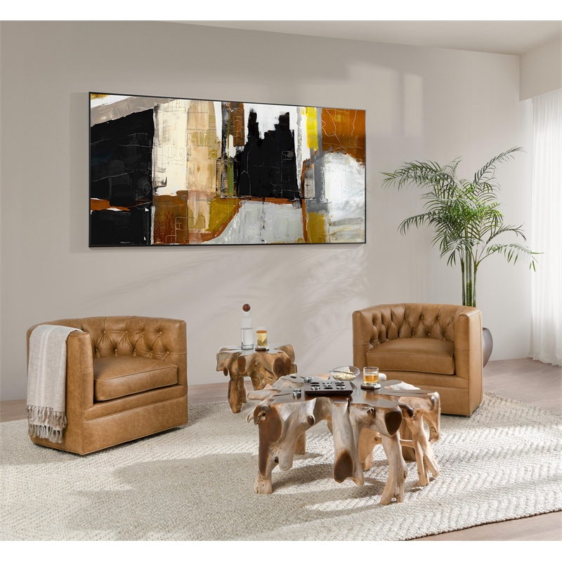 Classic Concepts Groot Teak Coffee Table in Natural