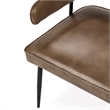 Classic Concepts Ashford Top Grain Leather Dining Chair in Brown