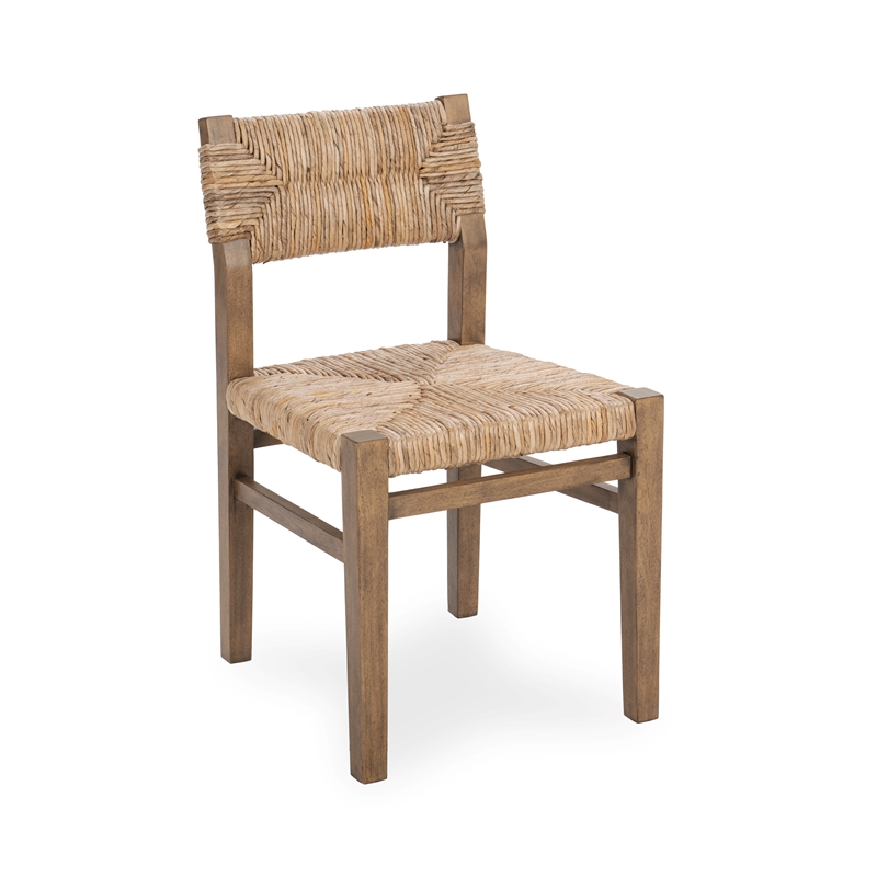 Classic Concepts Meryn Set of 2 Banana Bark Dining Chairs in Brown