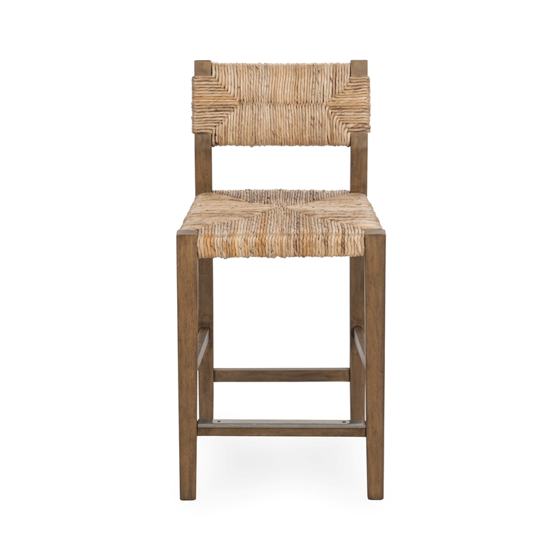 Classic Concepts Meryn Banana Bark Counter Stool in Brown