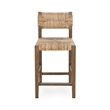 Classic Concepts Meryn Banana Bark Counter Stool in Brown
