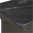 Classic Concepts Delaney Marble Accent Table in Black