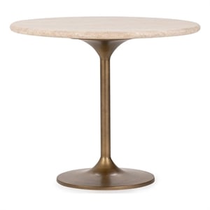 Classic Concepts Malani 36&quot Round Dining Table in Tan