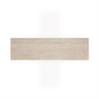 Classic Concepts Adir Solid Wood Console Table in Cream