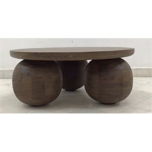 Classic Concepts Ronda Mango Wood Coffee Table in Brown