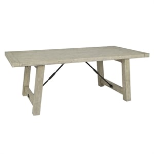 Classic Concepts 106&quot Tuscany Reclaimed Pine Extension Dining Table in Beige