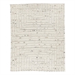 Classic Concepts Tahoe 8'x10' Handwoven Wool Blend Accent Area Rug in Ivory