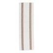 Classic Concepts Sorrento 2.6x8 Handwoven Stripe Ivory Area Rug Runner