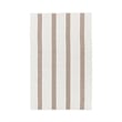 Classic Concepts Sorrento 5x8 Handwoven Performance Stripe Ivory Fabric Area Rug