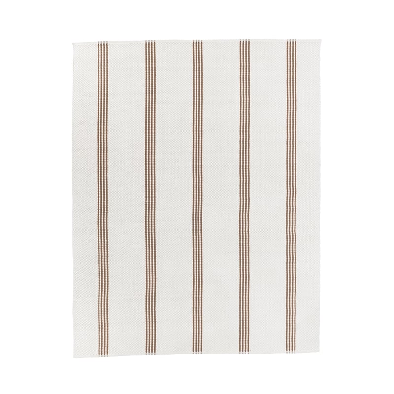 Classic Concepts Sorrento 9x12 Handwoven Performance Stripe Ivory Area Rug