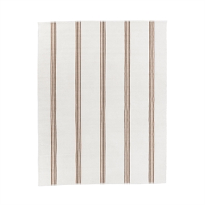 Classic Concepts Sorrento 9x12 Handwoven Performance Stripe Ivory Area Rug