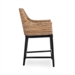 Classic Concepts Rey Banana Leaf Counter Stool in Beige