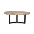 Classic Concepts Celine Live Edge Coffee Table Natural in Natural