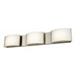Elk Home Pandora 3-Light Glass & Metal LED Vanity Sconce in Satin Nickel/Opal