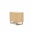 Allermuir Home Wood Mobile Co-Pedestial Filing Cabinet in Oak