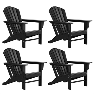 portside classic outdoor adirondack chair (set of 4)