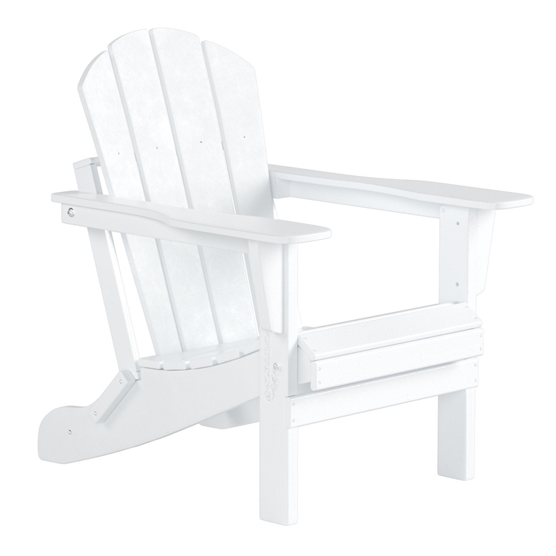 Paradise Outdoor Folding Poly Adirondack Chair | Cymax Business