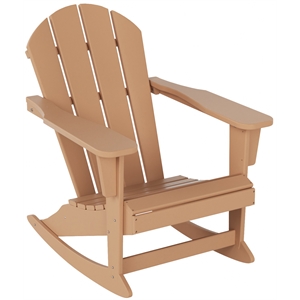keller hdpe plastic outdoor rocking chair
