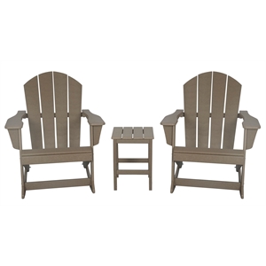 keller 3 piece outdoor rocking chair and table set