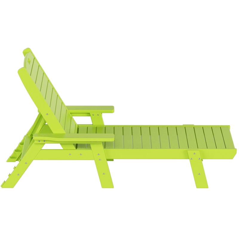 plastic reclining chaise lounge