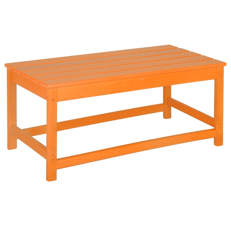 Portside Outdoor Poly Plastic Adirondack Coffee Table