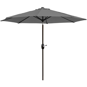 riverton 9ft polyester patio market umbrella with push button tilt