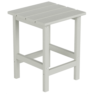 portside outdoor poly plastic adirondack side table