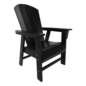 paradise adirondack casual patio dining chair