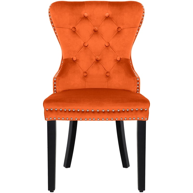 Alaia Tufted Velvet Upholstered Dining Side Chair (Set of 4)