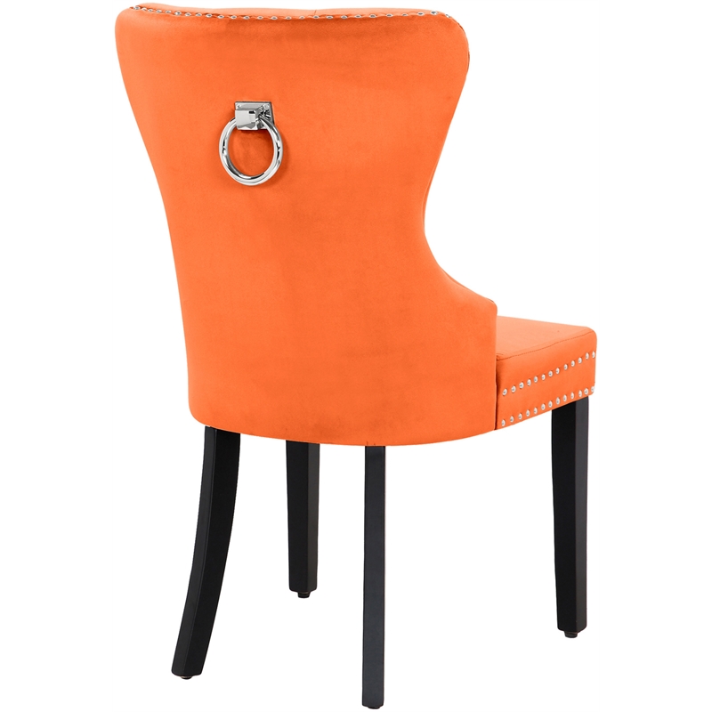 Alaia Tufted Velvet Upholstered Dining Side Chair (Set of 4)