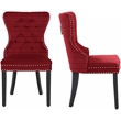 Alaia Tufted Velvet Upholstered Dining Side Chair (Set of 2)