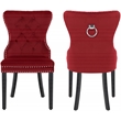 Alaia Tufted Velvet Upholstered Dining Side Chair (Set of 2)