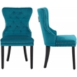 Alaia Tufted Velvet Upholstered Dining Side Chair (Set of 2)