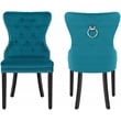 Alaia Tufted Velvet Upholstered Dining Side Chair (Set of 2)