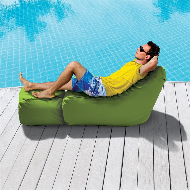 MooreCo Beanies Lime Outdoor Fava Lounge Chair