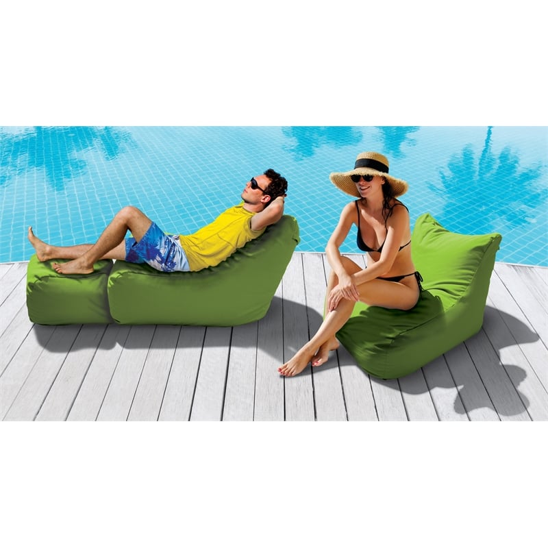 MooreCo Beanies Lime Outdoor Fava Lounge Chair