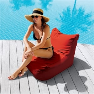 MooreCo Beanies Red Outdoor Fava Lounge Chair