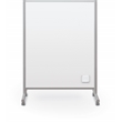 MooreCo Inklud Double Sided Magnetic Mobile Dry Erase Whiteboard 72H x 50W x 22D