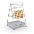 MooreCo TLC-2 Mobile Dry Erase Easel with Tubs