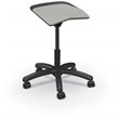 MooreCo Elate Backless Task Stool Grey Foam Seat