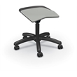 MooreCo Elate Backless Task Stool Grey Foam Seat