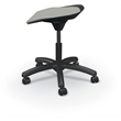 MooreCo Elate Backless Task Stool Grey Foam Seat