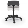 MooreCo Elate Backless Task Stool Black Foam Seat