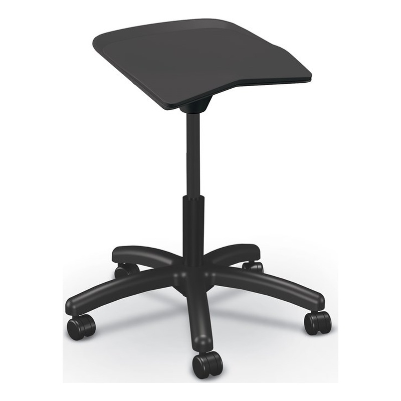 MooreCo Elate Backless Task Stool Black Foam Seat