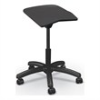 MooreCo Elate Backless Task Stool Black Foam Seat