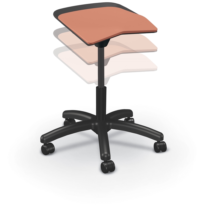 MooreCo Elate Backless Task Stool Cayenne Foam Seat