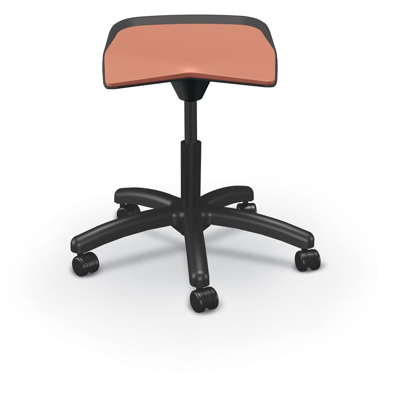 MooreCo Elate Backless Task Stool Cayenne Foam Seat