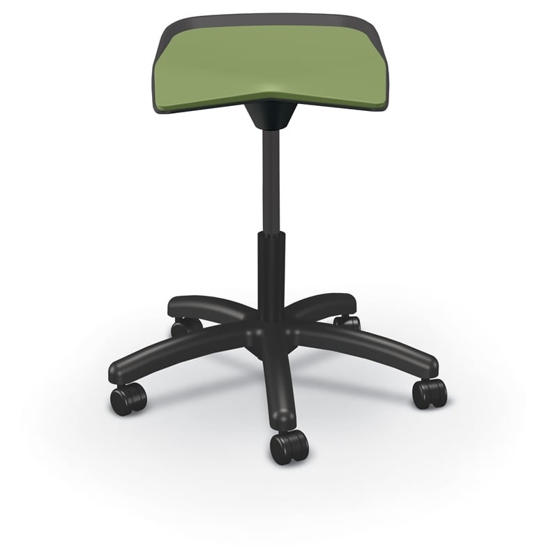 MooreCo Elate Backless Task Stool Moss Foam Seat