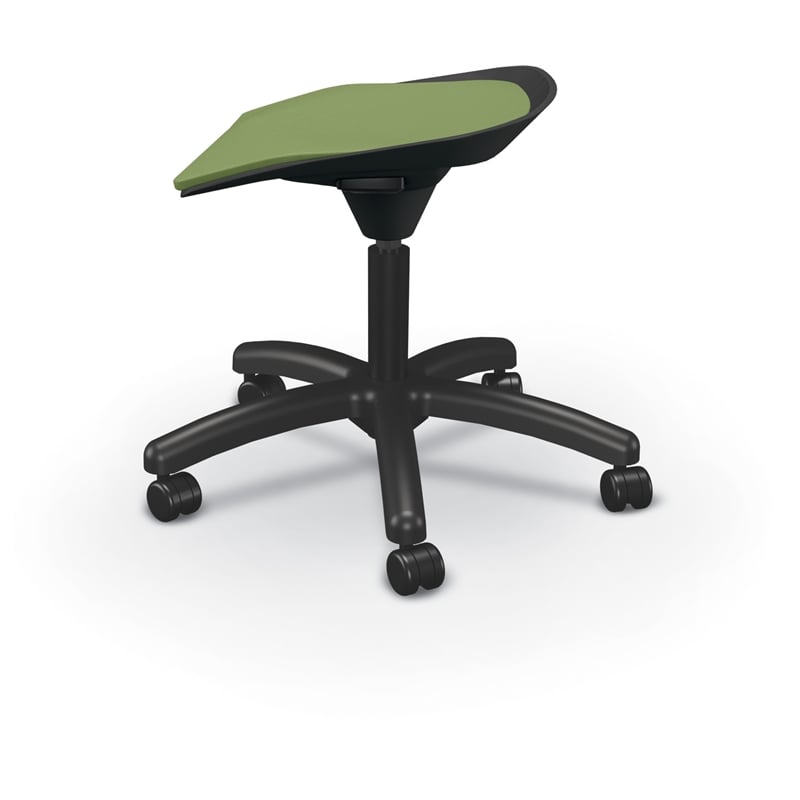 MooreCo Elate Backless Task Stool Moss Foam Seat