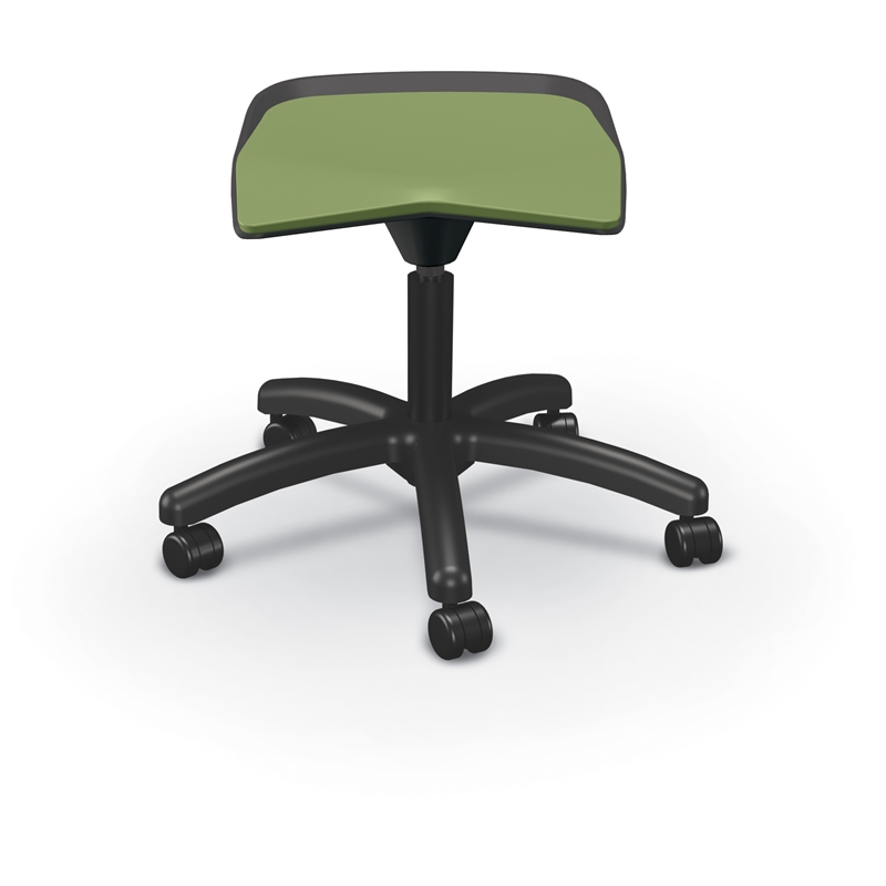 MooreCo Elate Backless Task Stool Moss Foam Seat
